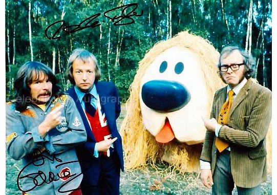 UK TV Autographs TIM BROOKE-TAYLOR and BILL ODDIE - The Goodies GENUINE AUTOGRAPHS