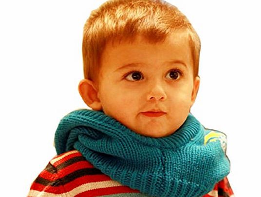 Ukamshop TM)Cute Baby Boy Girl Toddler Kid Wool Knitted Autumn Winter Warm Hat Cap (Blue)