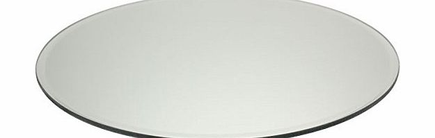 UKSM Large Round Mirrored Table Centre Plate 30cm