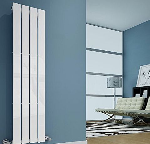 UKtapstores DESIGNER RADIATOR FLAT PANEL WHITE VERTICAL HEATER 1600 X 300