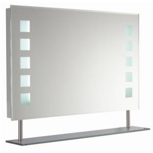 Latitude Backlit Mirror with Shelf