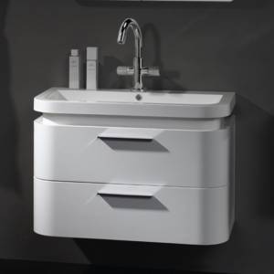 Oblique Wall Mounted Vanity Unit
