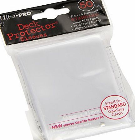 Ultra Pro SLEEVES 50 d12 Card Game (Clear)