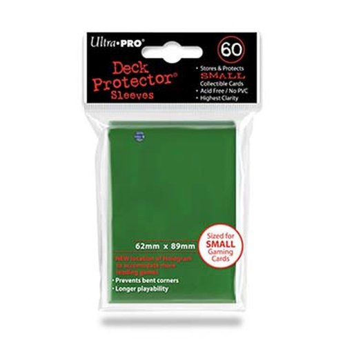 Ultra Pro Trading Card Sleeves - 60 Ultra Pro Green Deck Protectors YuGiOh! Sized