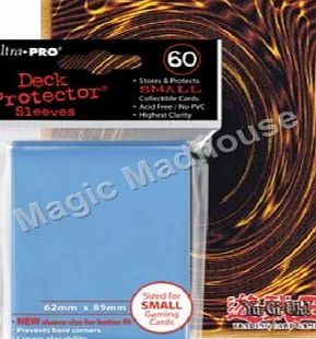 Ultra Pro Trading Card Sleeves - 60 Ultra Pro Light Blue Deck Protectors YuGiOh! Sized