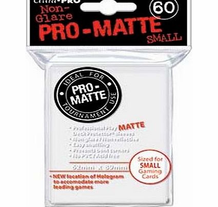 Ultra Pro YuGiOh Trading Card Sleeves - 60 Ultra Pro Matte White Deck Protectors. Ideal For Tournament Use.