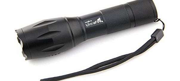 Ultrafire A100 1600 Lumens Zoomable Cree Xm-l T6 LED 18650 3x AAA Zoom Flashlight Torch Lamp