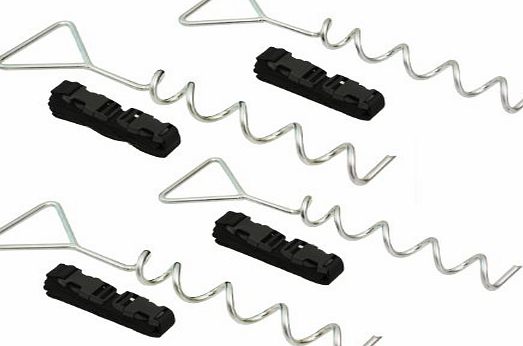 Ultrasport Ground Anchors Kit for Trampolines, Swings, Garden Sheds, Play Sets and much more