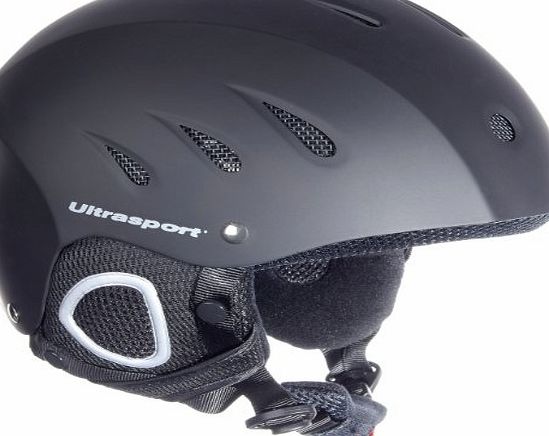 Ultrasport Mens Race Edition Snowboard Helmet - Black, X-Large