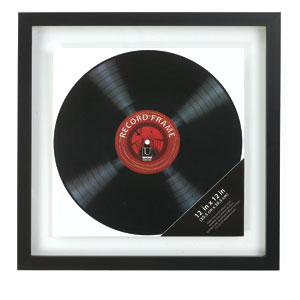 Record Floating 12 x 12 Photo Frame