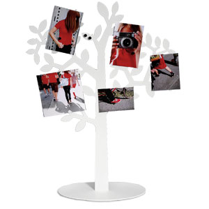 White Laurel Desk Tree Photo Frame