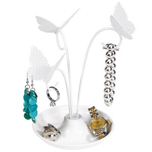 Umbra White Meadow Mini Jewellery Stand