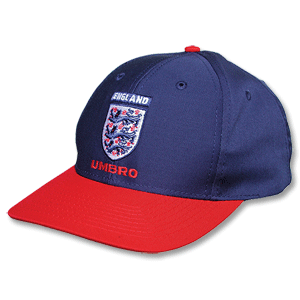Umbro 00-01 England Baseball Cap - Navy/Red ( Under Cre
