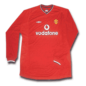 Umbro 00-02 Man Utd Home L/S Shirt