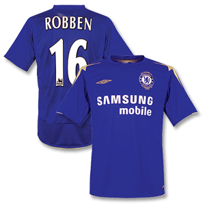 Umbro 05-06 Chelsea Centenary shirt   No.16 Robben