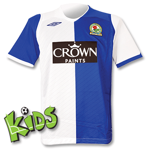 Umbro 08-09 Blackburn Rovers Home Shirt - Boys