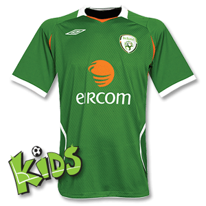 Umbro 08-09 Ireland Home Shirt - Boys