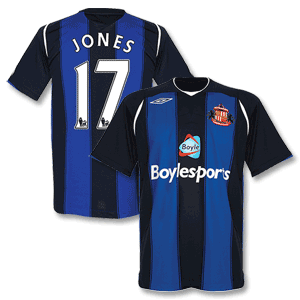 08-09 Sunderland Away Shirt + Jones 17