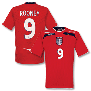 Umbro 08-10 England Away Shirt   Rooney No.9