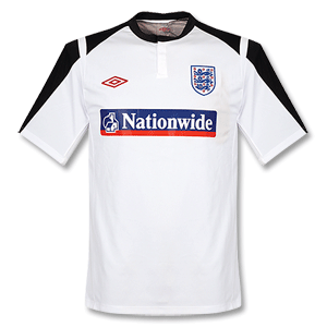 09-10 England Training T-Shirt - White/Navy