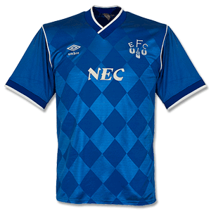 Umbro 86-87 Everton Home shirt - Grade 8