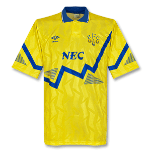 Umbro 90-92 Everton Away Shirt - Grade 8