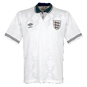 Umbro 90-93 England Home Shirt - Grade 8