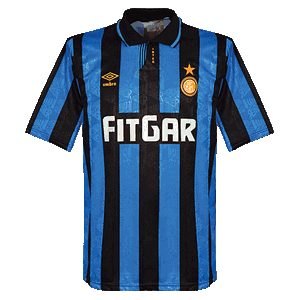Umbro 91-92 Inter Milan Home Shirt - Grade 8