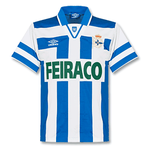 Umbro 92-94 Deportivo La Coruna Home Shirt - Grade 8