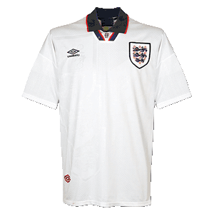Umbro 93-95 England Home Shirt - Grade 8