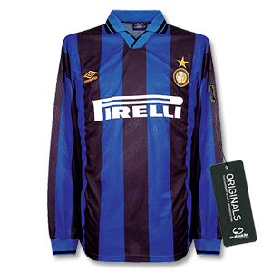 Umbro 95-96 Inter Milan Home L/S Shirt