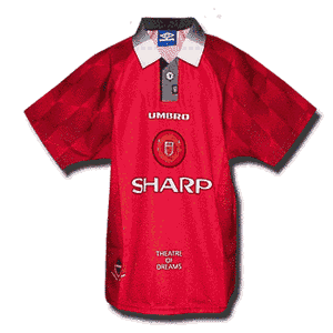 Umbro 96-98 Manchester United Home shirt - boys
