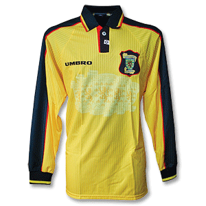 Umbro 97-99 Scotland Away L/S Shirt - Players
