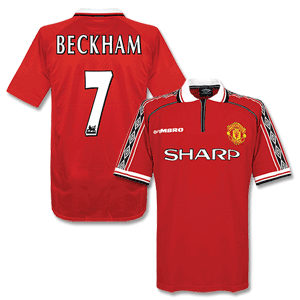 Umbro 98-00 Man Utd Home Shirt   Beckham 7