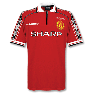 98-00 Man Utd Home shirt + FA Cup Embroidery
