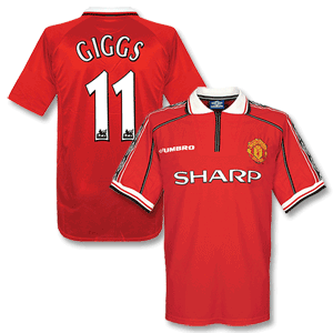 98-00 Man Utd Home Shirt + Giggs 11