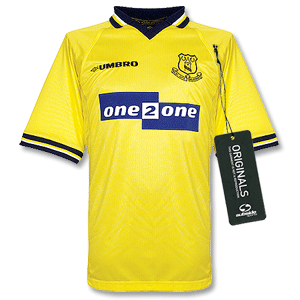 98-99 Everton 3rd Shirt - Players