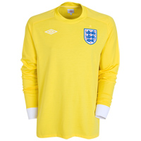England Away Goalkeeper Shirt 2010/12 with Hart