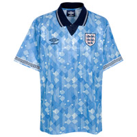 Umbro England Retro 1990 Italia World Cup Third Shirt.