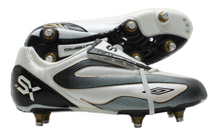 Umbro Football Boots Umbro SX Flare SG Football Boots Pearl/Black/Gold
