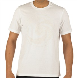 Mens Cosmos White Out Graphic T-Shirt White