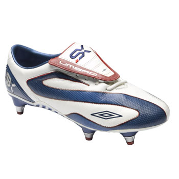 Umbro SX Flare SG Football Boots White/Navy/Red