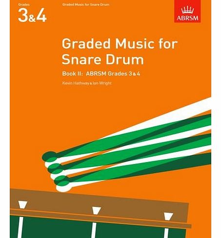 Unbekannt Graded Music for Snare Drum, Book II: (Grades 3-4): Grades 3-4 Bk. 2 (ABRSM Exam Pieces)