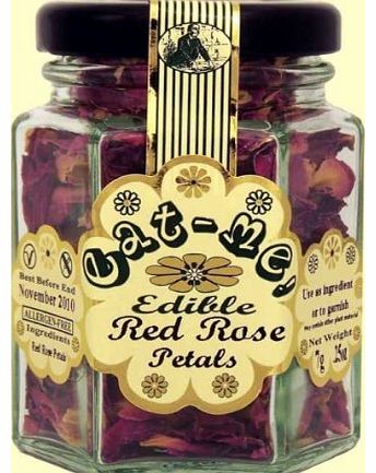 Edible Big Red Rose Petals