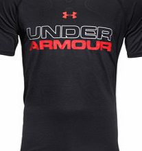 Under Armour Core Wordmark Graphic Training T-Shirt Black/White
