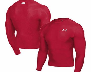 Under Armour Heat Gear Compression LS Shirt Red