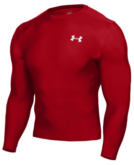 under armour Heatgear Compression Longsleeve Tee Red