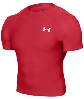 under armour Heatgear Compression Tee Red