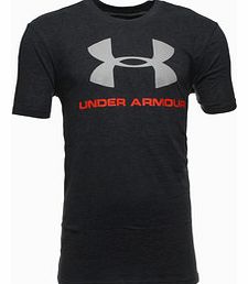 Sportstyle Logo V T-Shirt Charcoal/Volcano/Grey