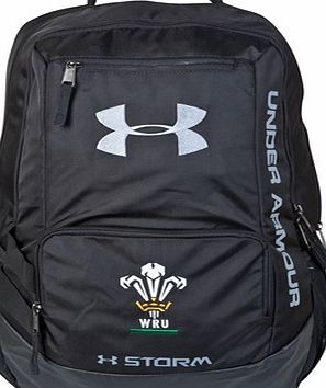 Under Armour Wales Rugby Hustle Backpack Black 1268409-001